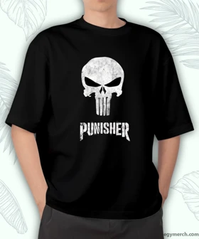 تیشرت پانیشر طرح لوگوی Punisher t-shirt with Punisher logo design | Punisher کد 259305