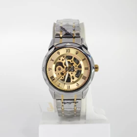 ساعت مچی مردانه چنکسی Chenxi CX8899 موتور اتوماتیک و رنگ ثابت (نقره ای صفحه طلائی)