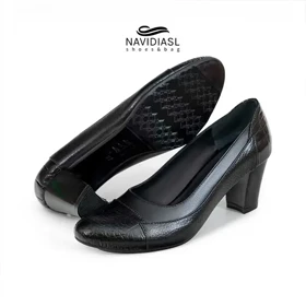 کفش زنانه چرم مجلسی کد 4019001