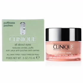 کرم دور چشم کلینیک, مدل All About Eyes مناسب انواع پوست حجم 15 میلی‌لیتر