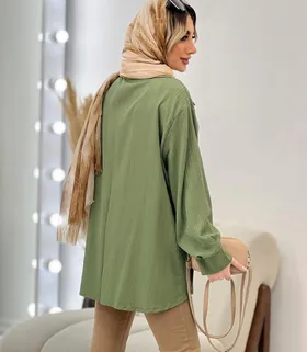مانتو ایوا بغل دکمه