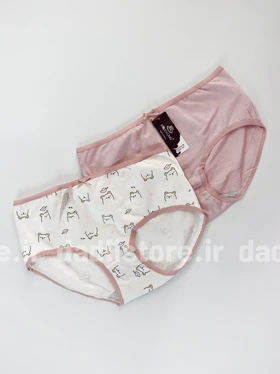 شورت اسلیپ نخ پنبه عروسکی طرح گربه