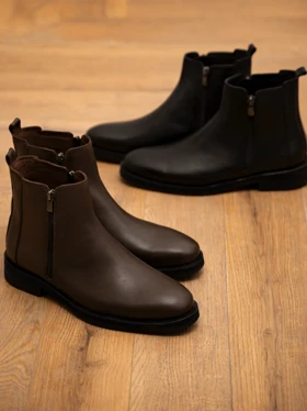 بوت دوزیپ Montaro قهوه ای sho271