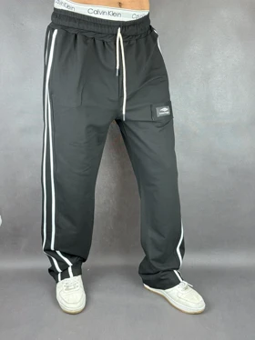 شلوار اسلش جاگر مردانه مشکی 136