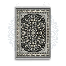 *جدید* فرشینه از جنس پارچه شانل مخمل ترک طرح فانتزی برند دفه کد 97