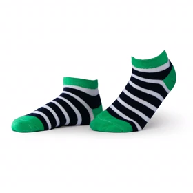 پک سه تایی جوراب جوپا نخ کتان بچگانه - سفید، مشکی، سبز