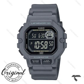 ساعت کاسیو مردانه WS-1400H-8BV اصل خاکستری Casio-11840-G