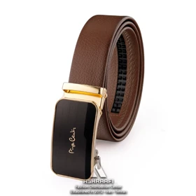 کمربند مردانه ریلی Pierre Cardin Leather Ratchet Belt BL18
