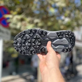 کفش راحتی مردانه هوکا چلنجر 7 کیفیت عالی مشکی زیر طوسی