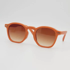 عینک آفتابی بچگانه اسپرت با شیشه‌های ضد اشعه UV (نارنجی قهوه ای)