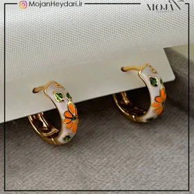 گوشواره های مینا کاری ژوپینگ کد gn0028