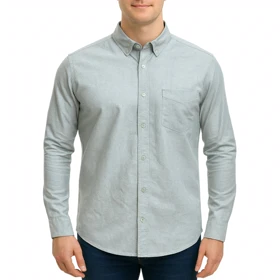 پیراهن آستین بلند ساده مردانه برندمد مدل 1420297