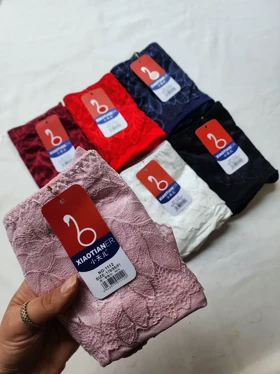 شورت فاق بلند نخ و دانتل کد: 1112