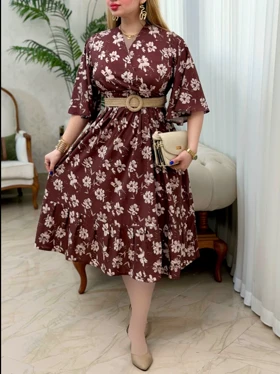 پیراهن فلور نرگس 3763