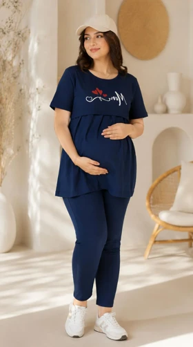 تیشرت شلوار بارداری ست مام