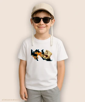 تیشرت بچگانه اصیل ایرانی طرح نقشه ایران در زمان کوروش بزرگ