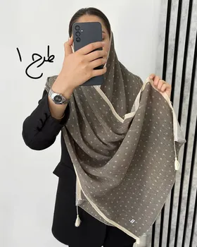 شال پلیسه برشکا طرحدار وارداتی 4062