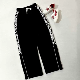 شلوار اسلش دورس لاینر دار بغل طرح دار خارجی