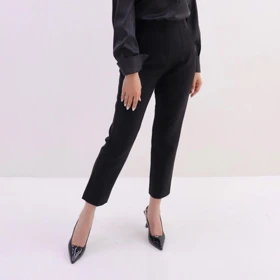 شلوار زنانه ی کرپ پائولا (Paula) سین استایل کد 6129