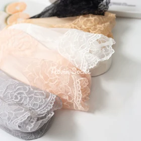 جوراب مچی گیپوری طرح بهاران