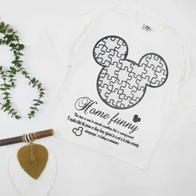 تیشرت دخترانه میکی نگینی