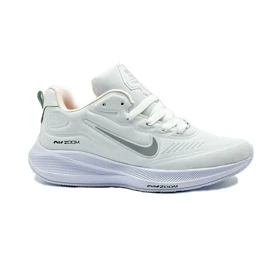 کفش و کتانی اسپرت زنانه مدل نایک زوم NIKE_ZOOM رنگ سفید نفره ای