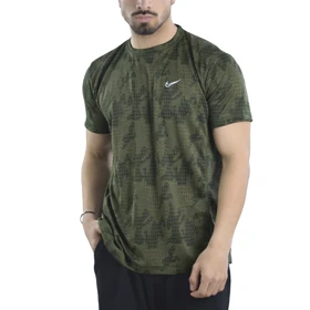 تیشرت ورزشی مردانه نایک مدل VHD-Dri Fit-4K0983 یشمی