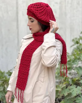 شال و کلاه فرانسوی جدید