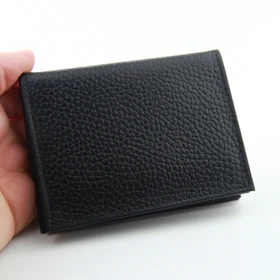 جاکارتی طرح چرم ساده (مشکی)