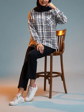 شومیز زنانه برنس مدل روشان