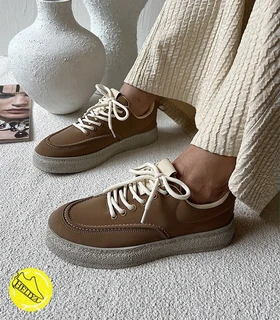 کفش ونس چرم دخترانه مدل بندی