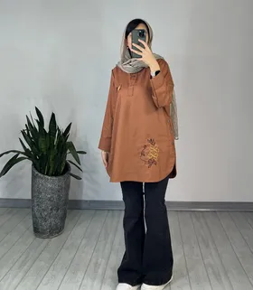مانتو جلو بسته سپیدار