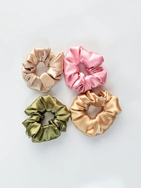 کش مو اسکرانچی ساتن ساده