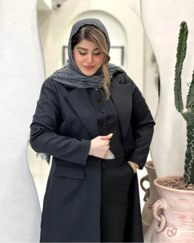 کت و شلوار ذغالی کش