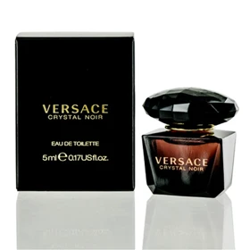 عطر ادکلن مینیاتوری ورساچه کریستال نویر ادوتویلت 5 میل اصلی Versace Crystal Noir EDT Miniature 5ml Original
