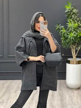 پالتو خفاشی بغل دکمه