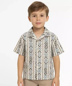 پیراهن آستین کوتاه پسرانه مرینو Merino کد 1755