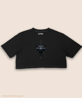 کراپ زنانه طرح ویچر کد 988