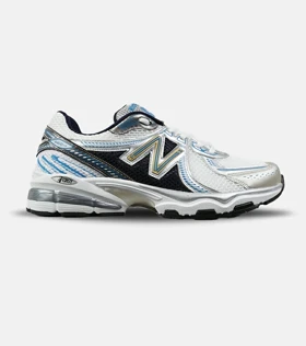 کفش کتانی مردانه و زنانه مشکی سفید آبی New Balance 860 V.02 مدل 7762