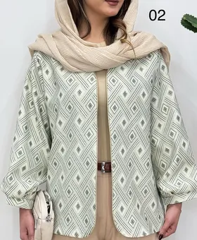 مانتو کتی ژاکارد