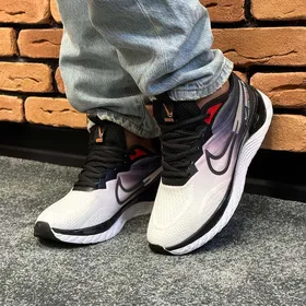 کتانی نایک مردانه رنگ مشکی سفید بنفش کد 2352