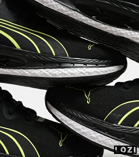 کفش کتانی ورزشی مردانه و زنانه مشکی سبز PUMA مدل 5442