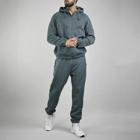 ست سویشرت و شلوار اسپرت نایک مدل AirMax-88002 آبی نفتی