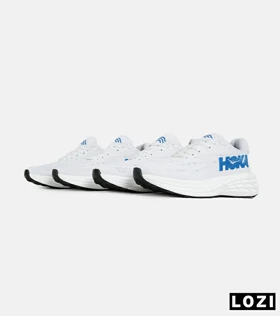 کفش کتانی سفید آبی HOKA