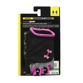 دستکش بدنسازی زنانه آندر آرمور مدل Heat Gear-404K1296 سرخابی