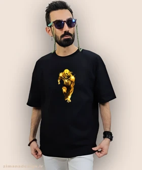 تیشرت لش مردانه و زنانه طرح اتک آن تایتان کد 879