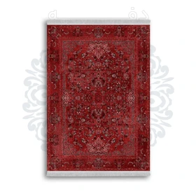 *جدید* فرشینه از جنس پارچه شانل مخمل ترک طرح فانتزی برند دفه کد 1507