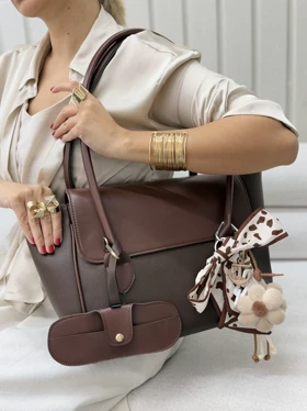 کیف لوشن (قهوه ای)