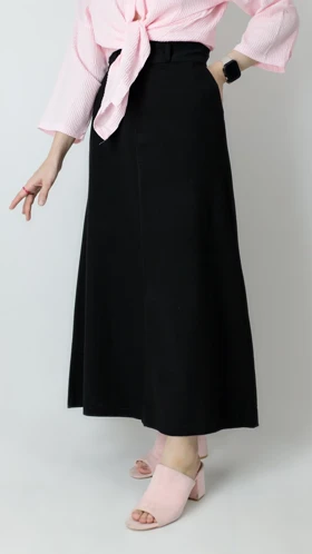 دامن کلوش لینن