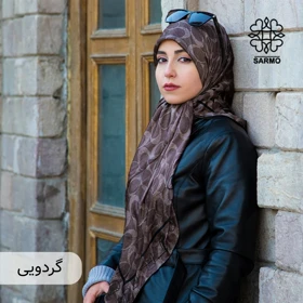 روسری ساتن نخ وارداتی کوچ اقتصادی (گردویی)